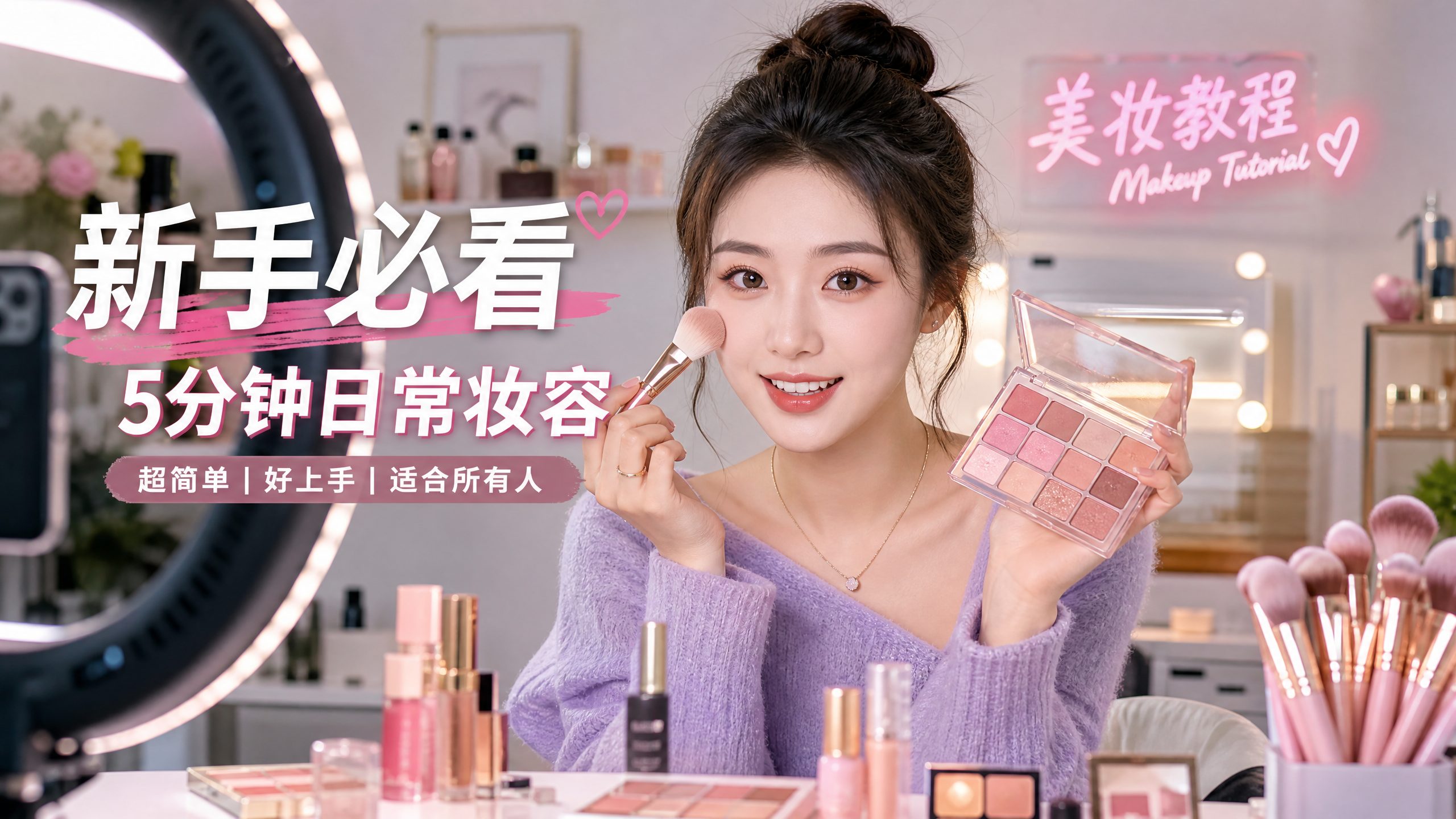 抖音风美妆视频教程